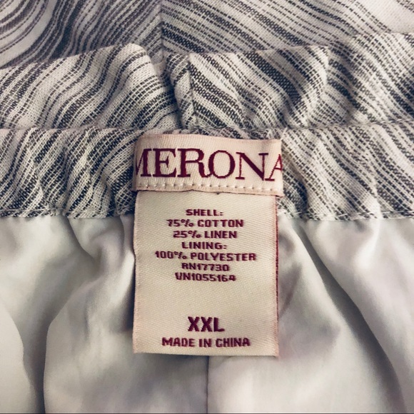 EUC Like New Merona XXL Linen Blend A-Line - Picture 5 of 6